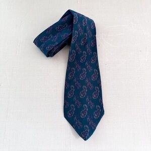 Vintage Valentino Paisley Tie 100% Silk